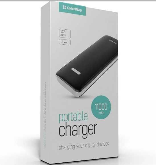 Повербанк Powerbank COLORWAY Power Bank 11000 mAh  портативная зарядка