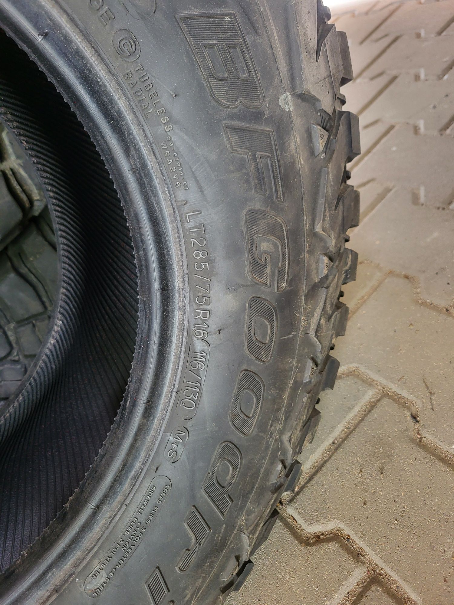 285 75 R 16 BF Goodrich 285/75R16