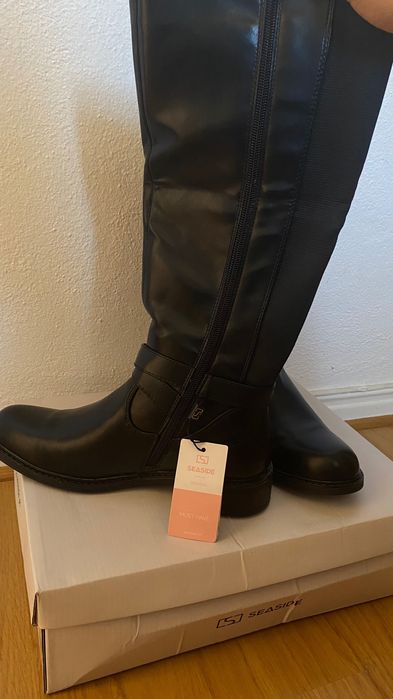 Bota feminina cano alto