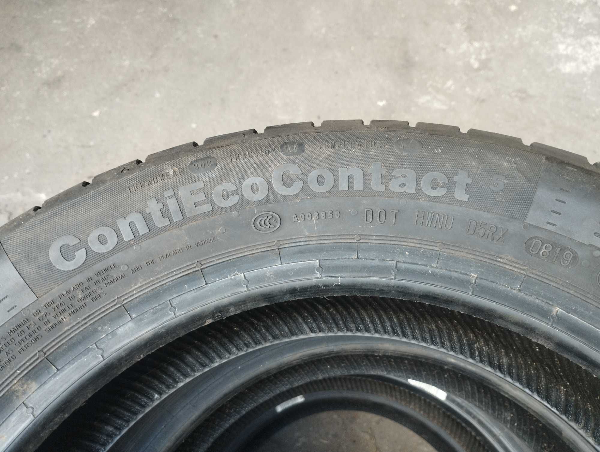 Komplet opon 165/60r15 Continental ContiEcoContact5 7,5mm lato