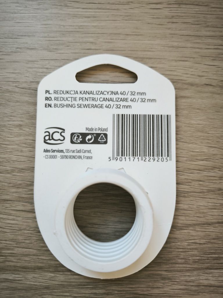 Redukcja kanalizacyjna gumowa 40 / 32