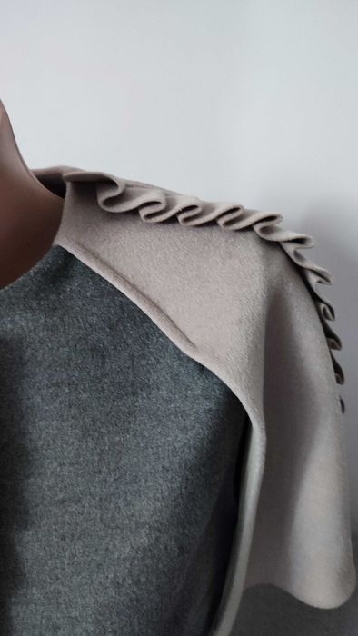 Bolerko damskie narzutka ozdobne marszczenie eleganckie