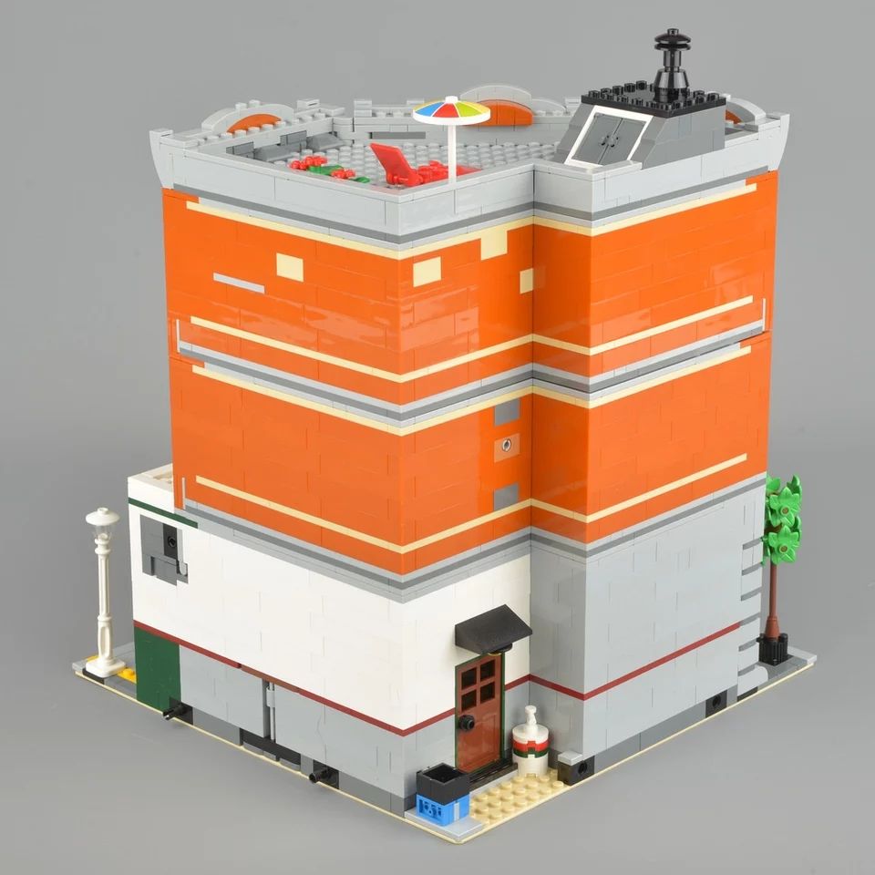 Set Lego modular / casa esquina garagem