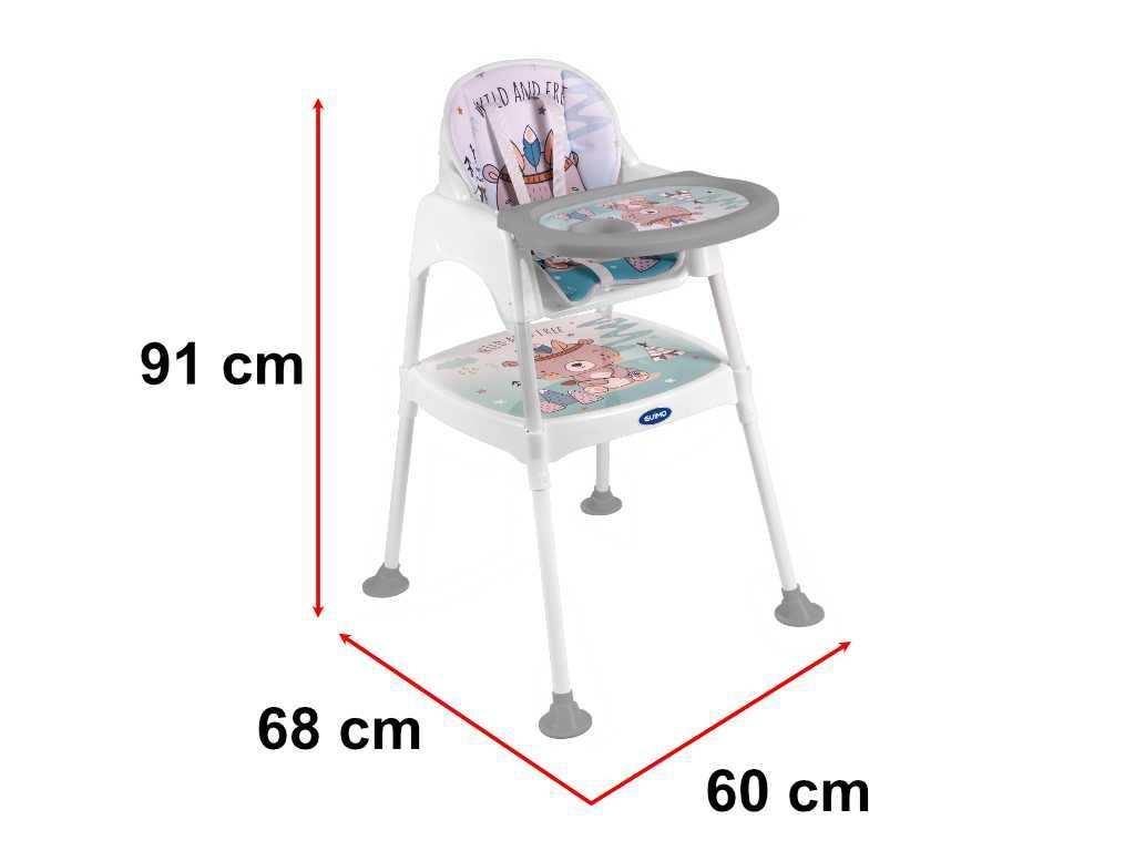 ZESTAW Krzesełko i stolik dla dzieci 3w1