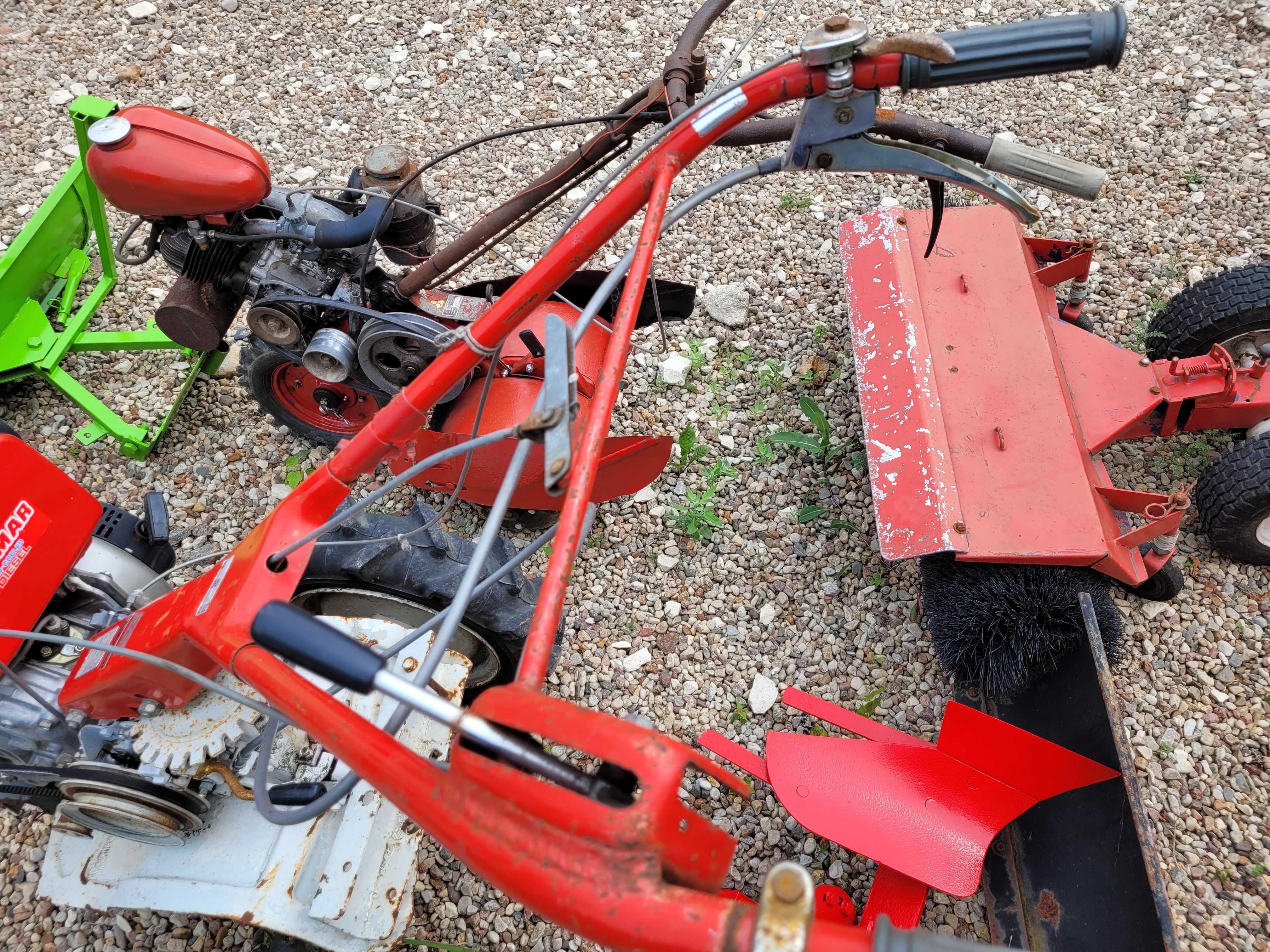 Dzik iseki Yanmar L100 Diesel z pługiem obrotowym Polecam!!!