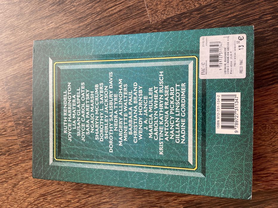 Livro “Com o Crime em Mente” de Elizabeth George