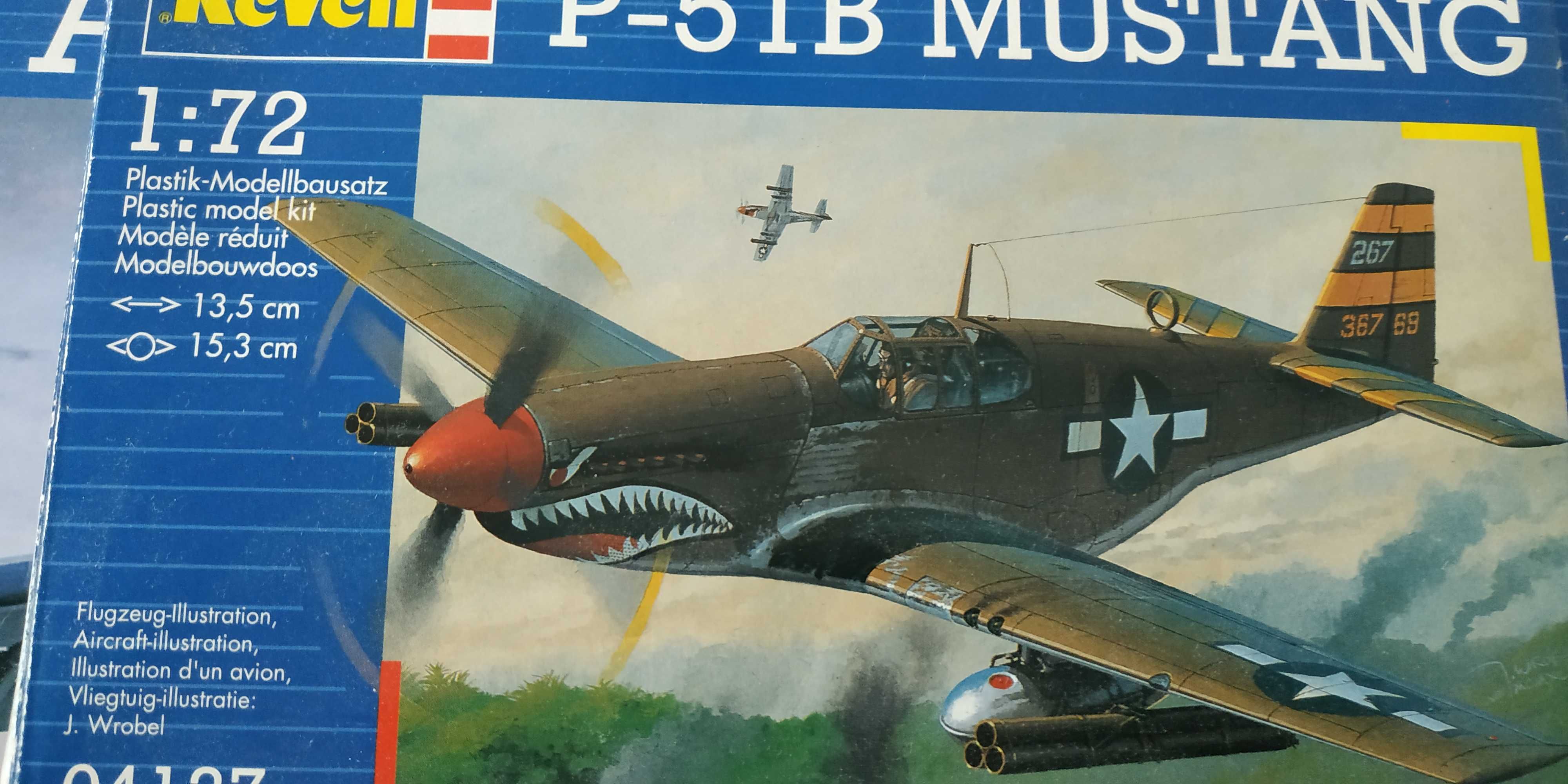 P-51 b Mustang Revell model