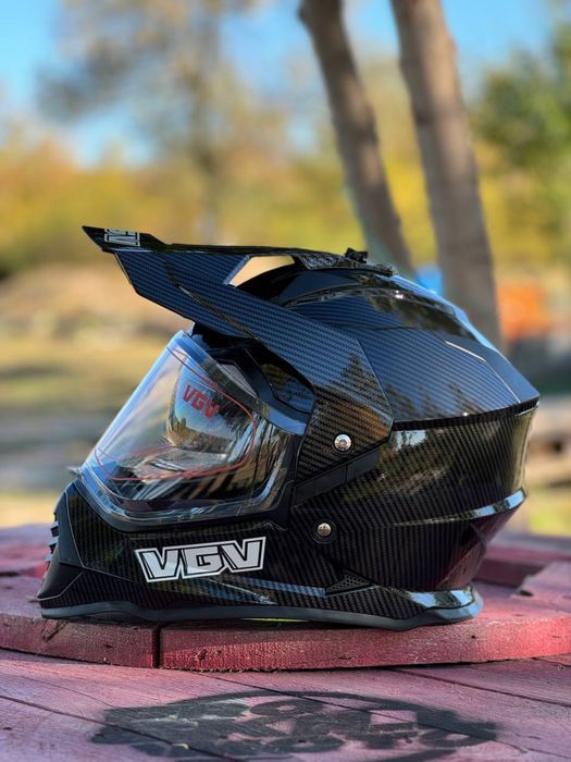 Кроссовый мото шлем размер М