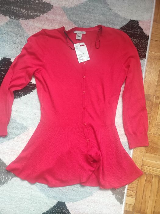 Sweterek H&M XS czerwony