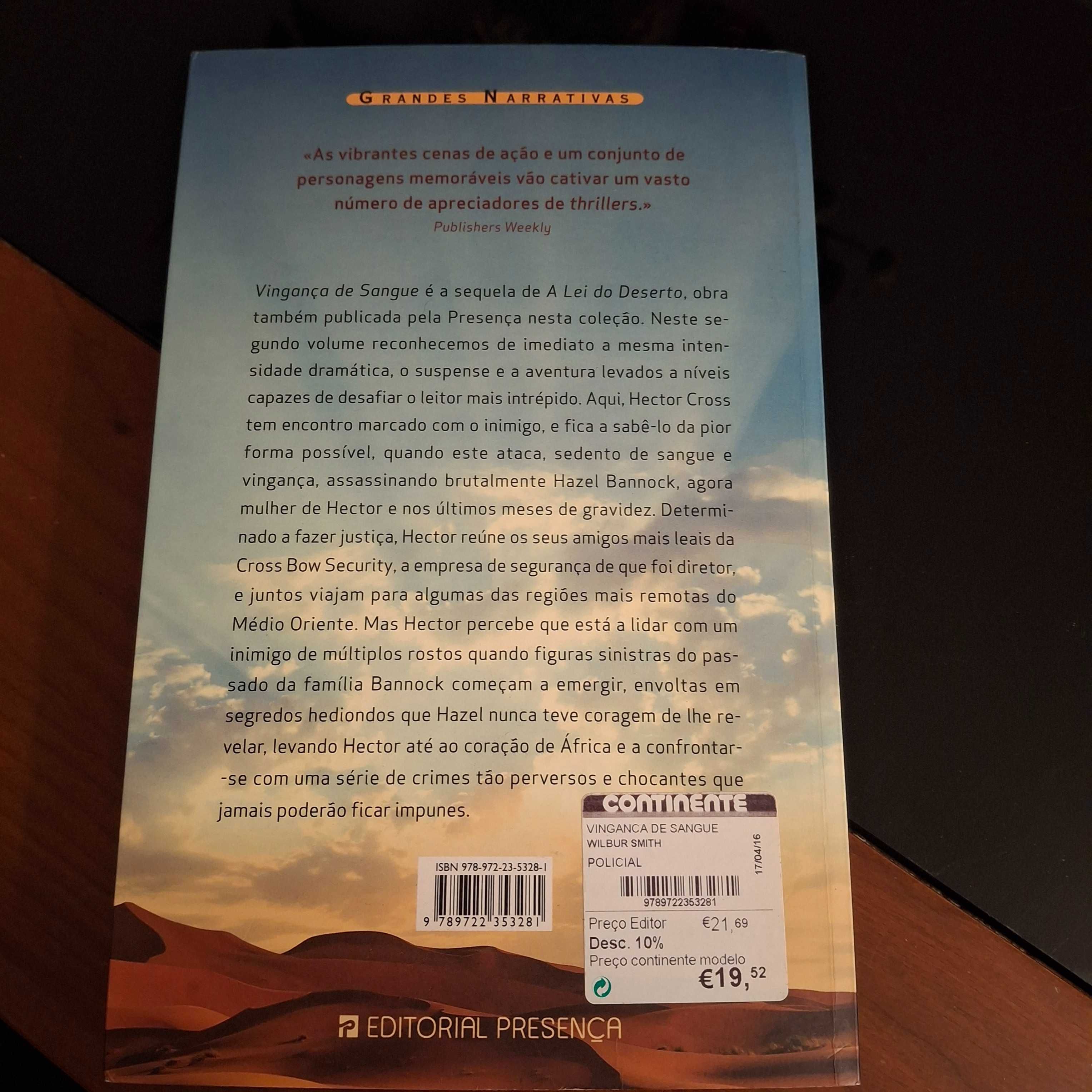 Livros wilber smith novos