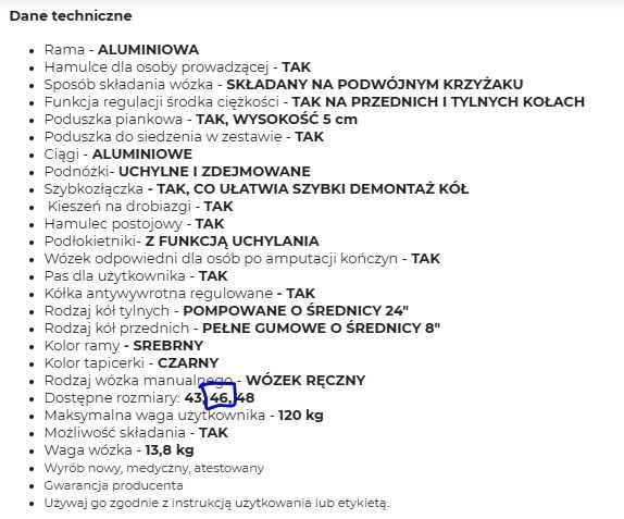 wózek inwalidzki Everyday-TIM Timago