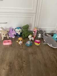 Мягкі іграшки, дино, акула, єдиноріг