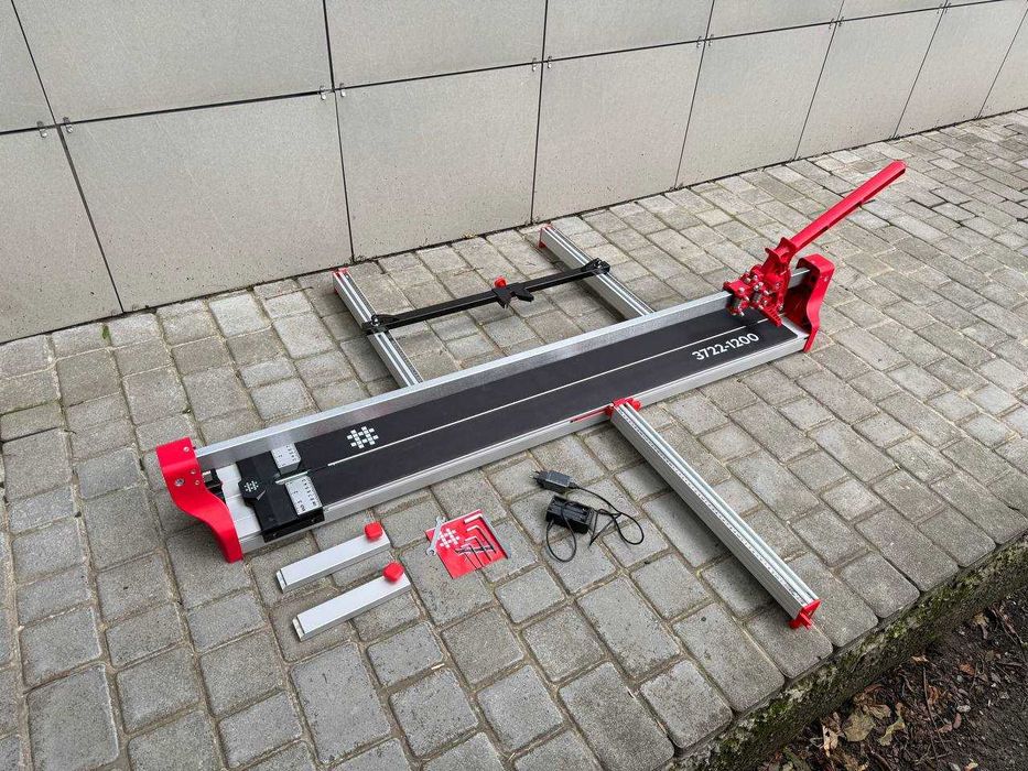 3722 Полнотелая рельса, откидная лапка , shijing 1200 мм,зелений лазер