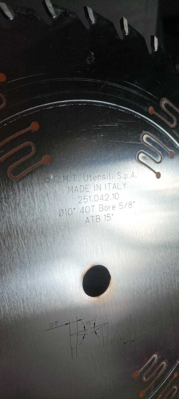 Пильний диск 254 (250) мм CMT ITK Orange Chrome