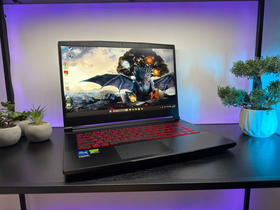 як новий MSI Thin 15, rtx 4050, core i5-12gen, 144 hz