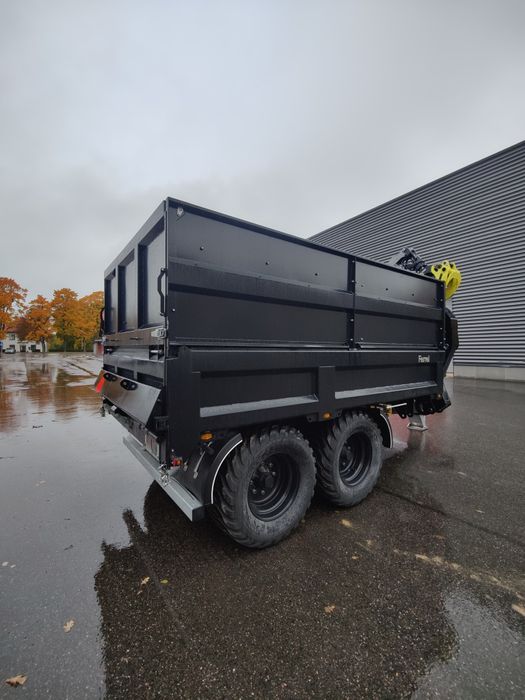 Przyczepa skorupowa FERREL 135 HDS PALMS Hardox leśna budowlana Kiper