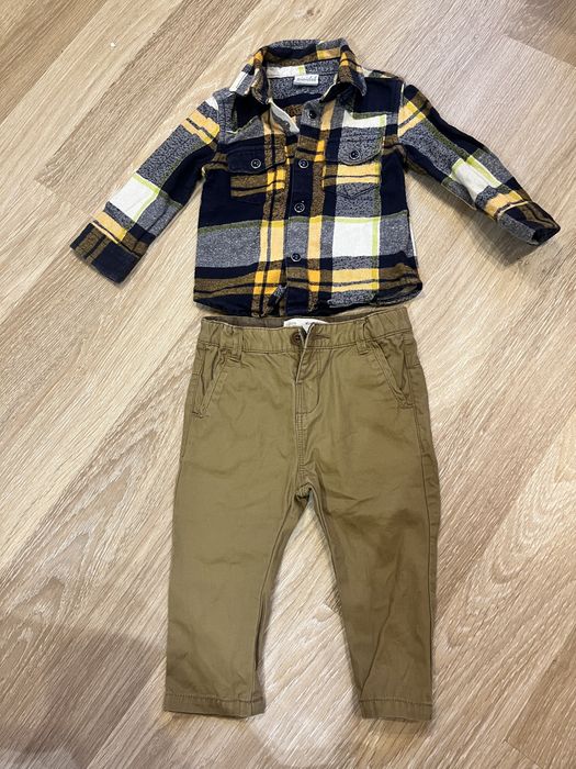 Фланелева рубашка (сорочка) і брюки (набір та  окремо)