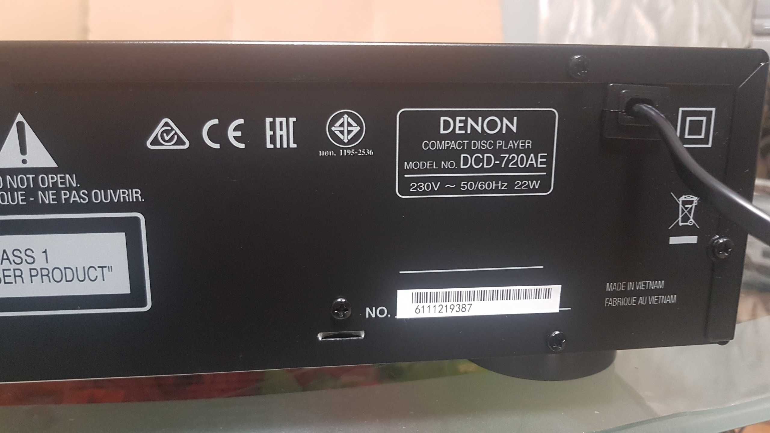 CD плеер Denon DCD-720 AE Optical,USB made in Japan/Vietnam