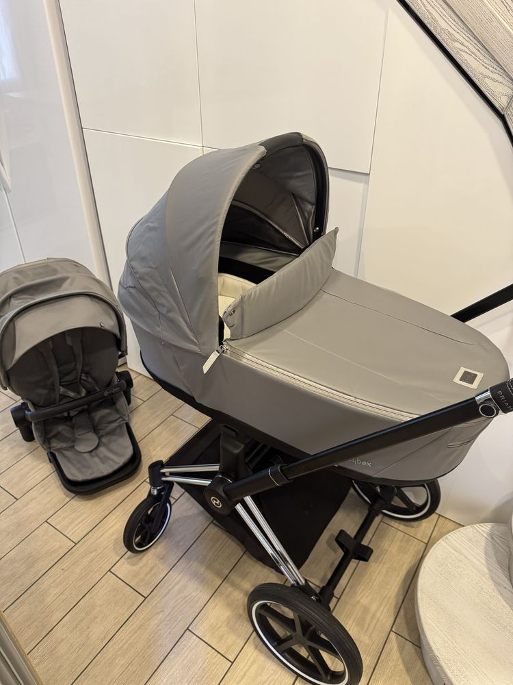Cybex Priam 2в1 у кольорі Pearl Grey