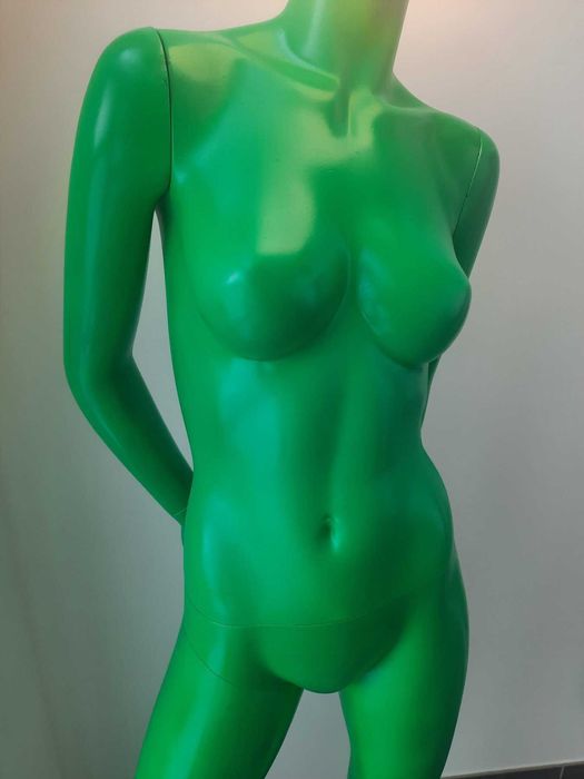 Manequim Verde Candeeiro