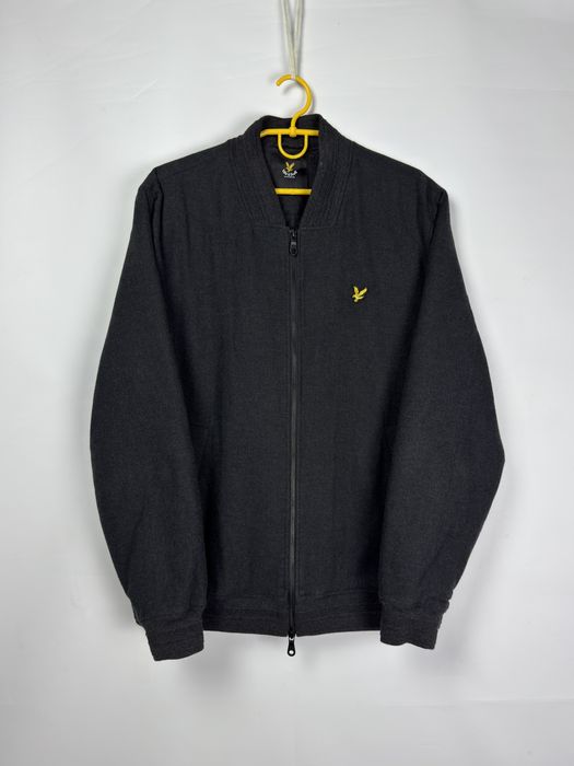 Чоловіча куртка харік бомбер зип Lyle & Scott XL Сіра
