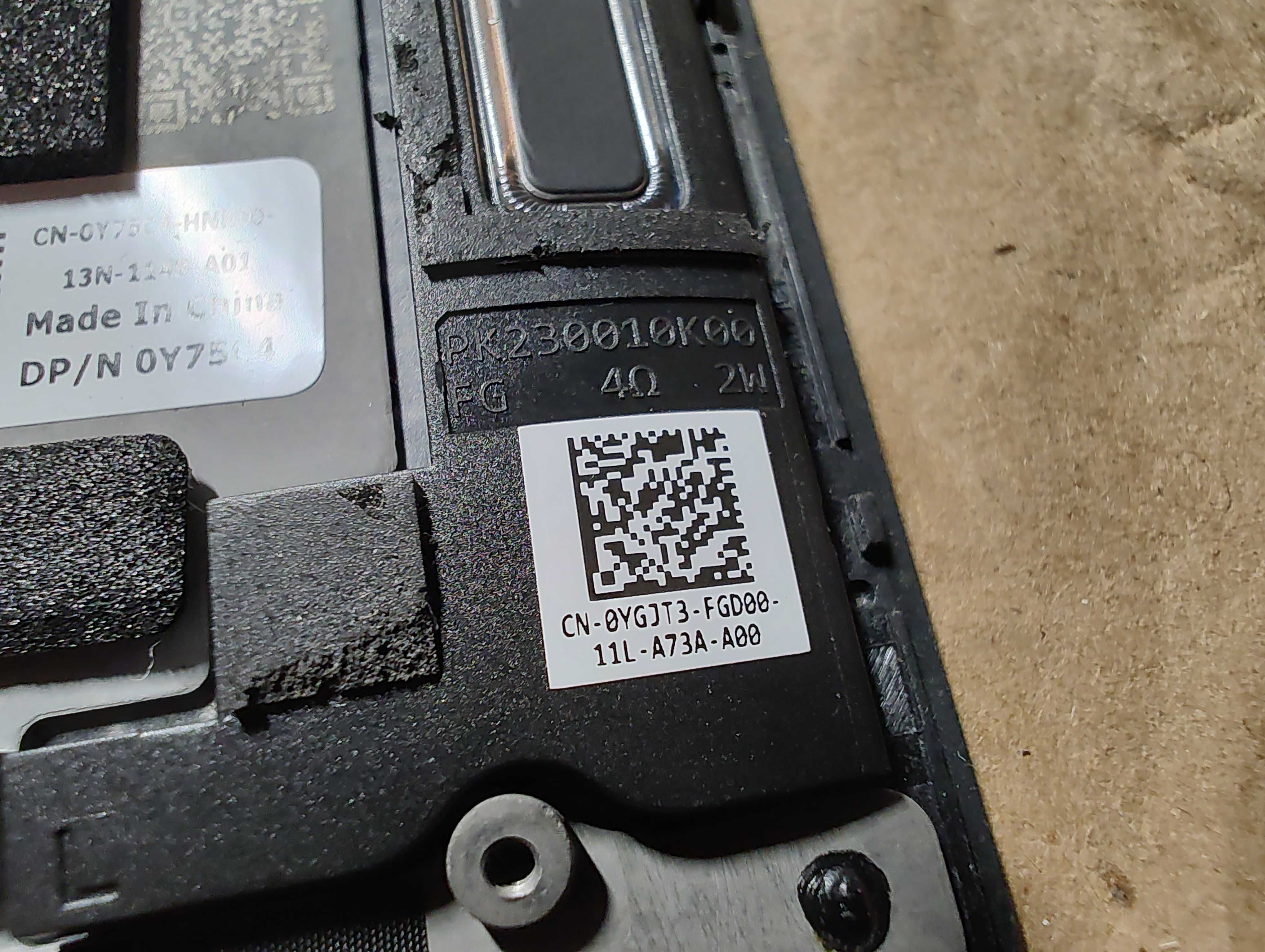 Корпус топкейс, палмрест для ноутбука Dell XPS 13 9310