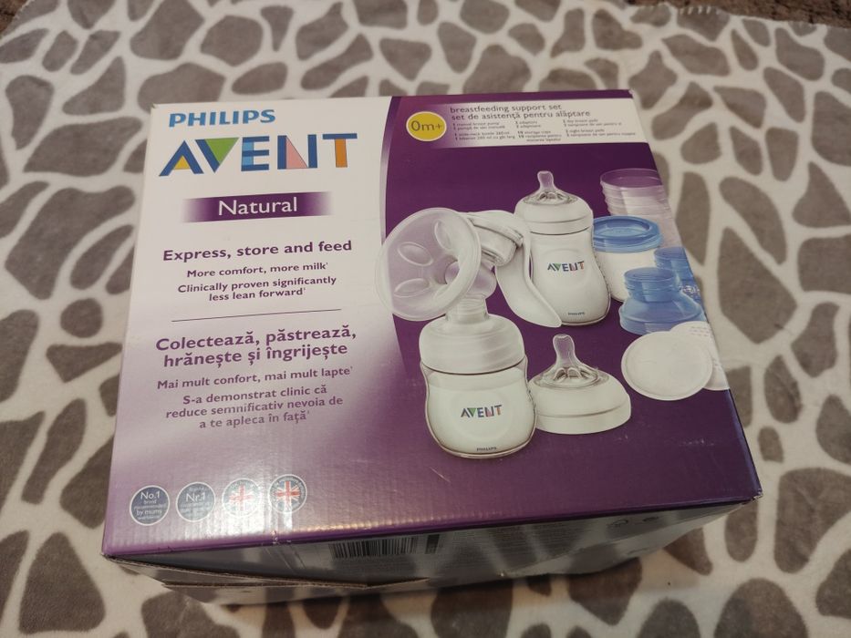 Молоковідсмоктувач + контейнери для зберігання молока