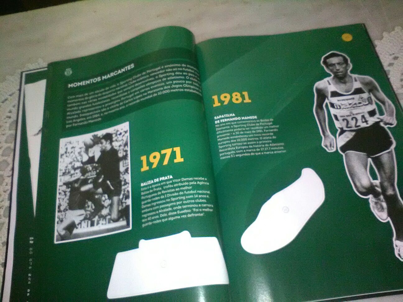 Conjunto de 2 Livros História Visual do Sporting