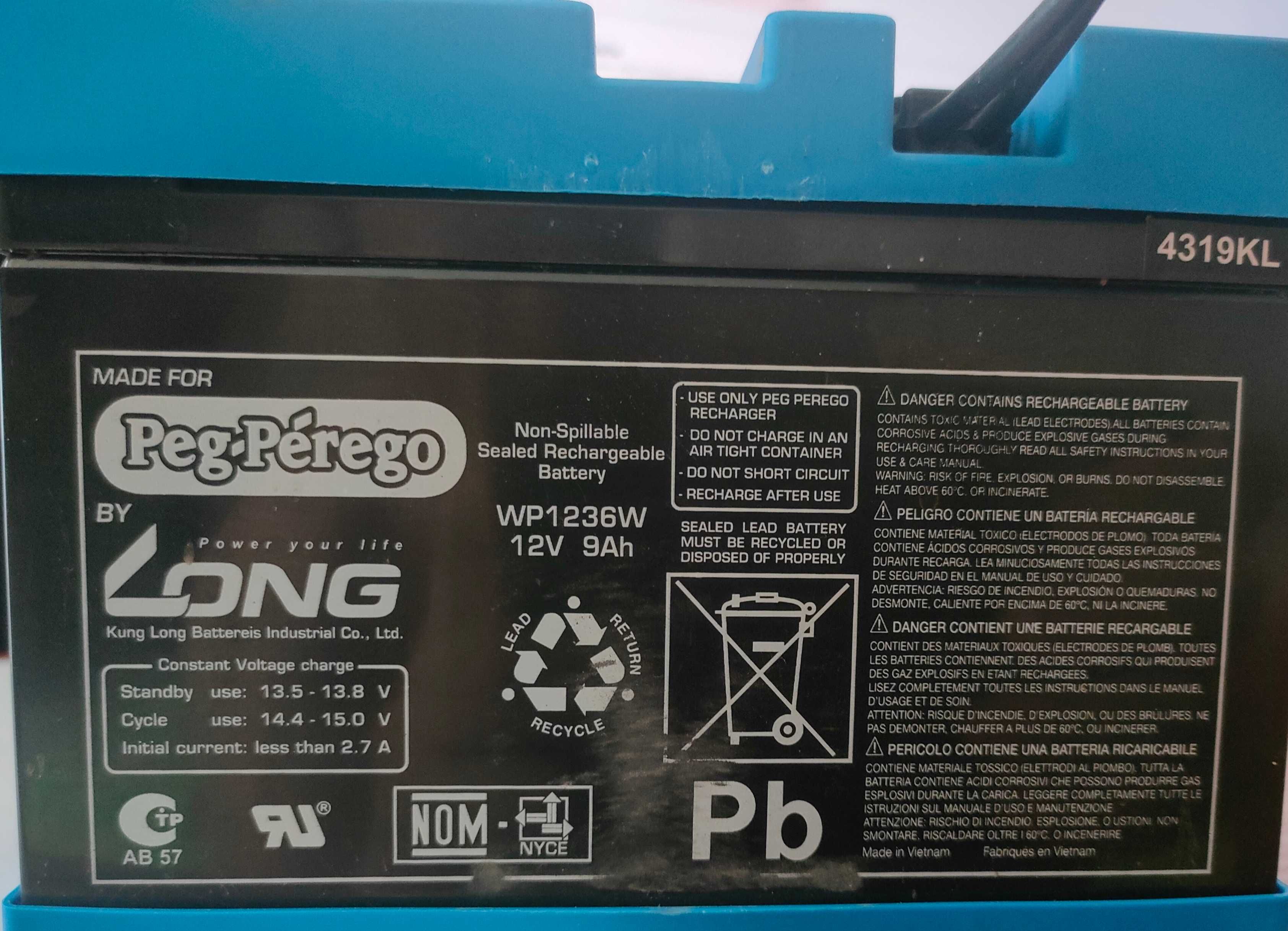 PEG PEREGO JOHN DEERE traktor z przyczepką, bez akumulatora