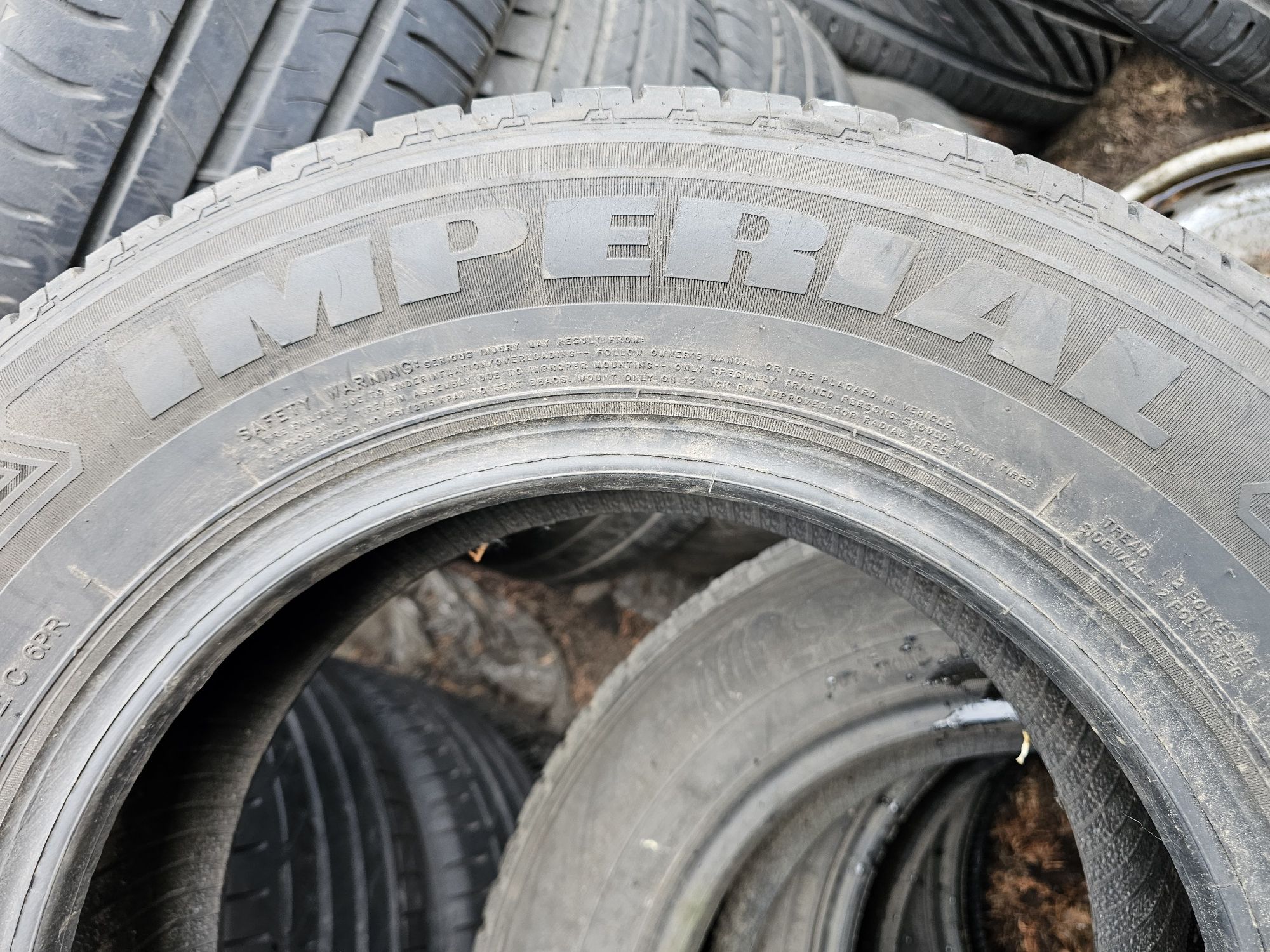 215/65R15C Imperial 2szt w ofercie Cena za 1szt 7mm