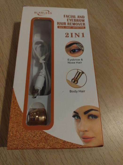 Trymer depilator do twarzy i brwi