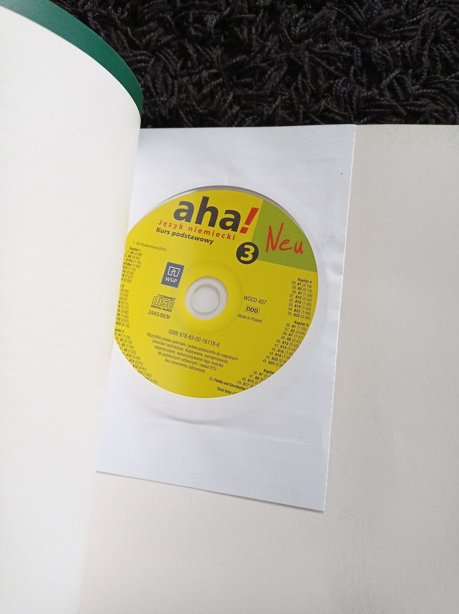 Aha! Neu 3, podręcznik do niemieckiego+cd
