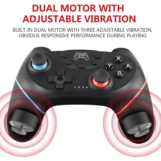 Kontroler Bezprzewodowy Diswoe Pro do Switch/Lite/OLED - Czarne