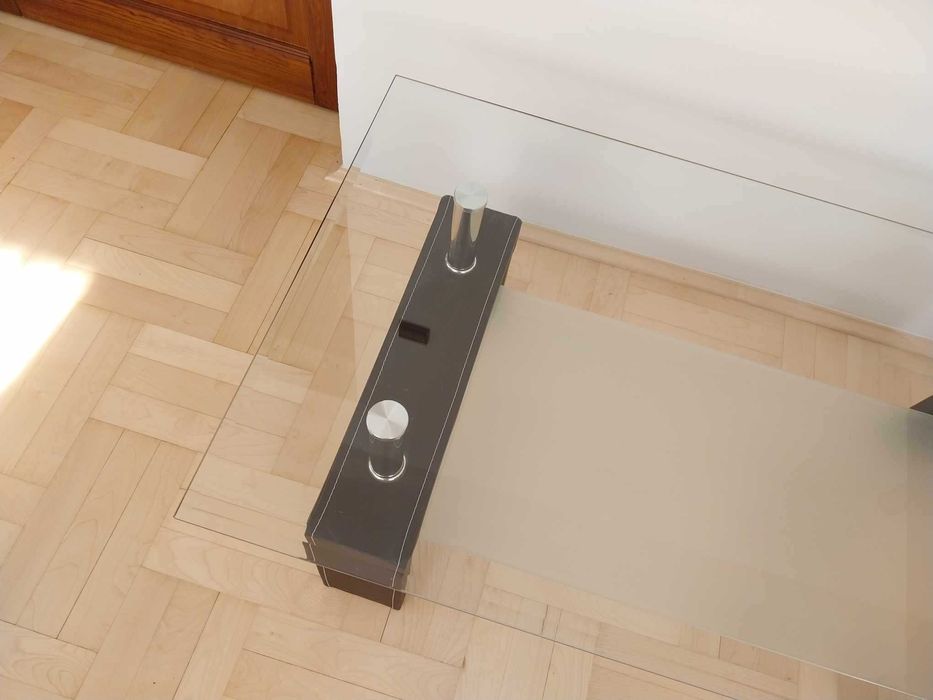 stolik kawowy szklany prostokatny 110x60 jak nowy