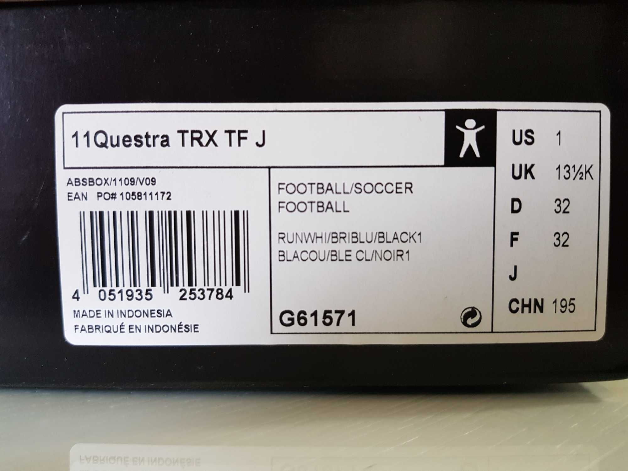 Chuteiras Adidas para Futebol, Novas em Folha, em Caixa Original, N°32