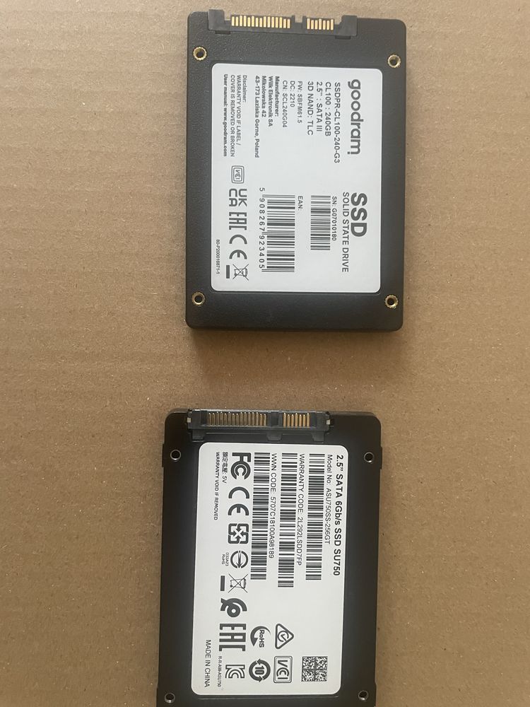 Dysk ssd Adata SU 750, dysk ssd goodram cl100