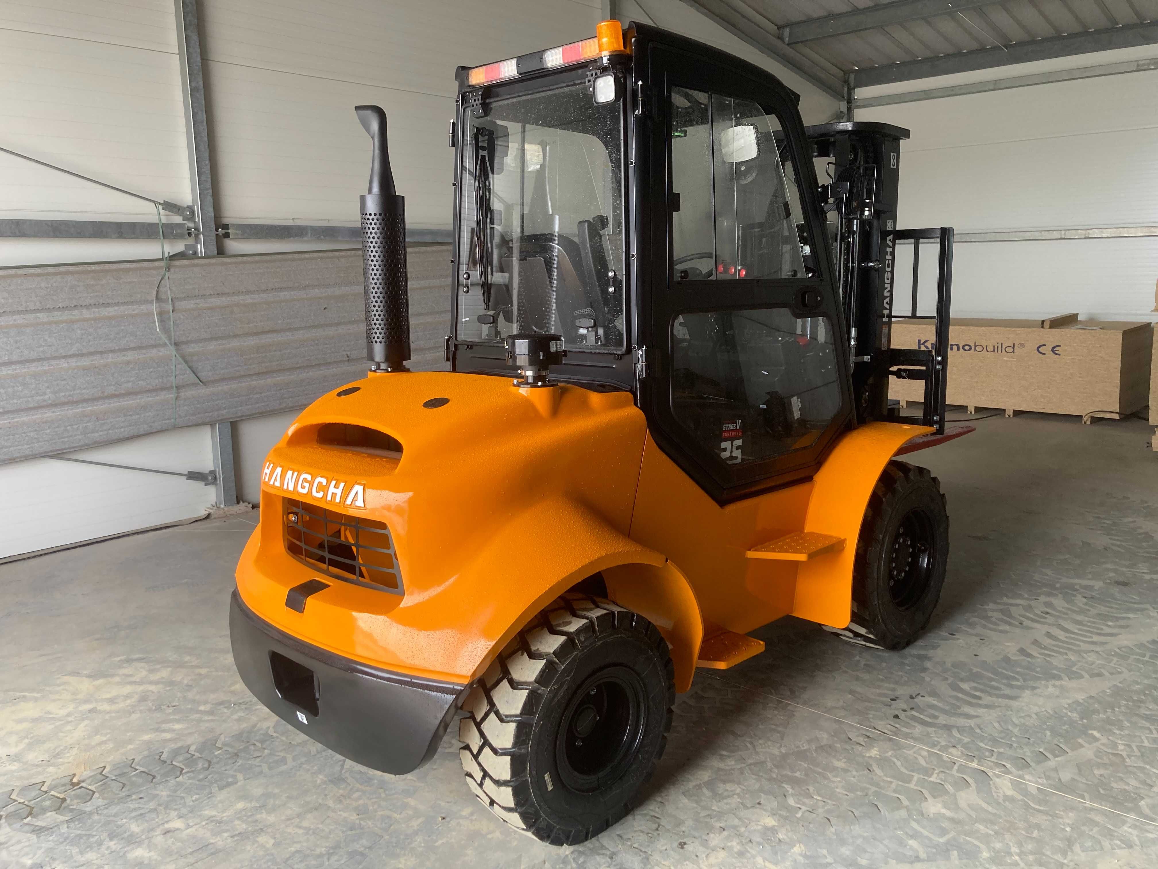 Wózek Widłowy Terenowy HANGCHA CPCD35-XW98E-RT2 2500 kg !! OD RĘKI !!