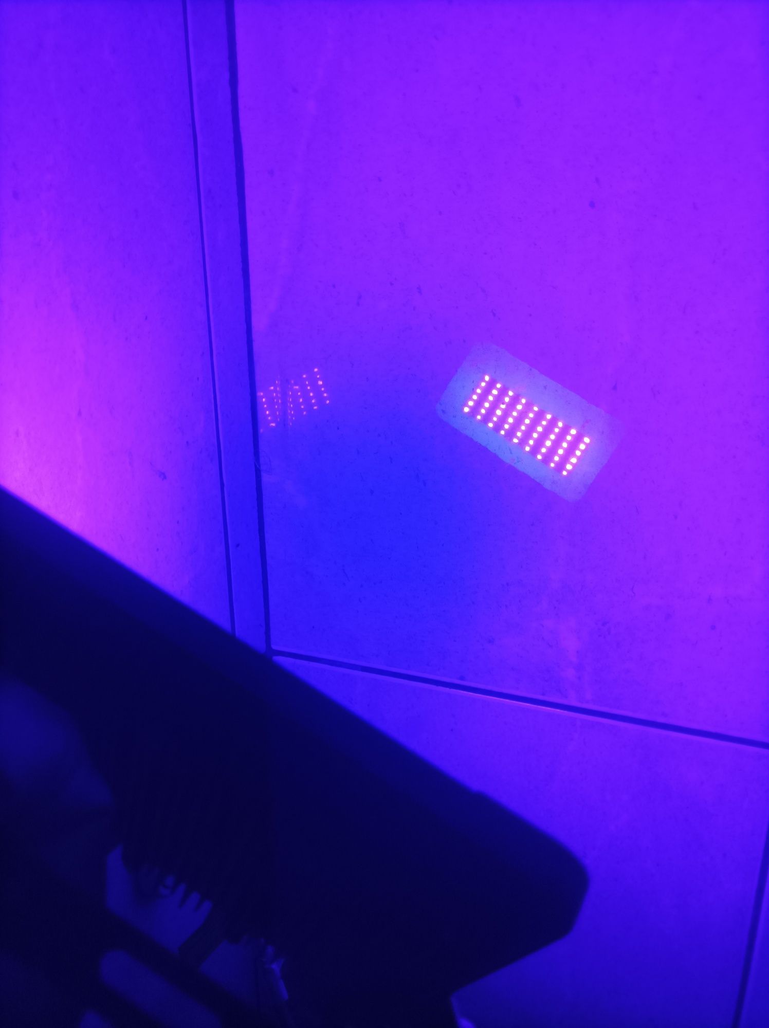 4 lampy kolor niebieski