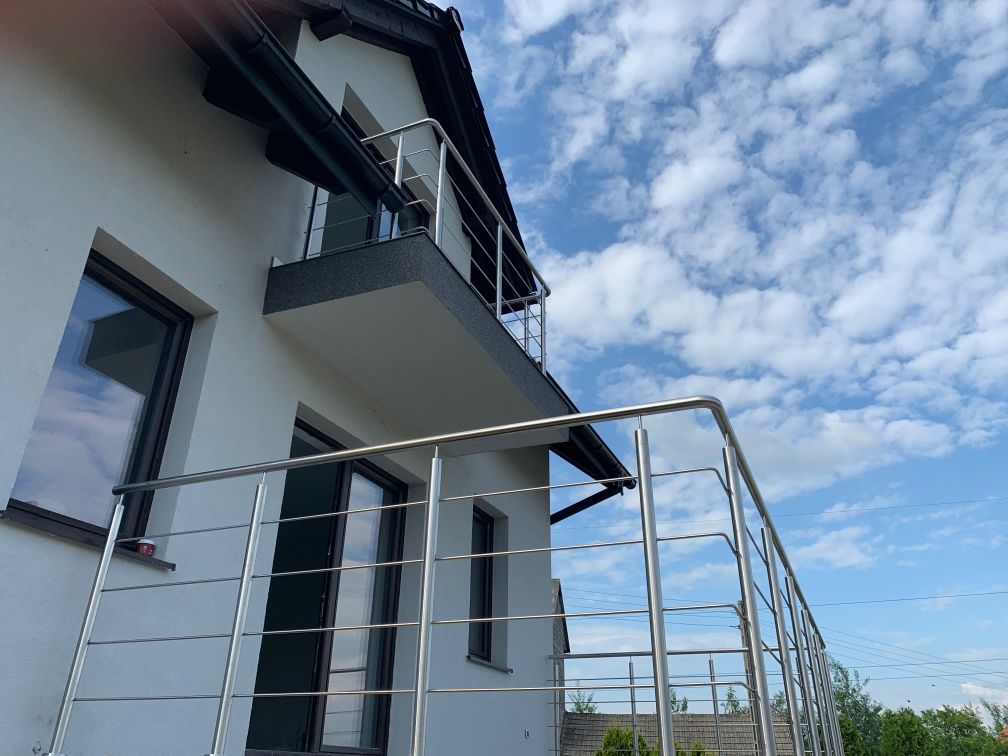 Balustrady balustrada nierdzewna balkonowa balkonowe schodowe INOX