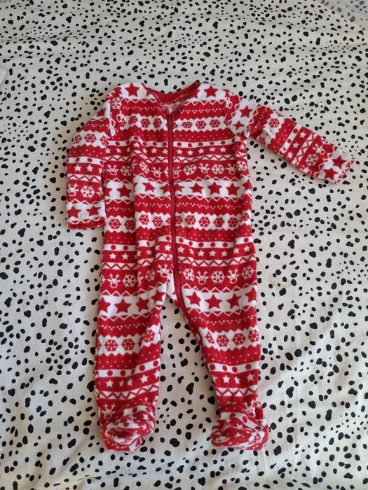 Pajacyk świąteczny 74 nutmeg