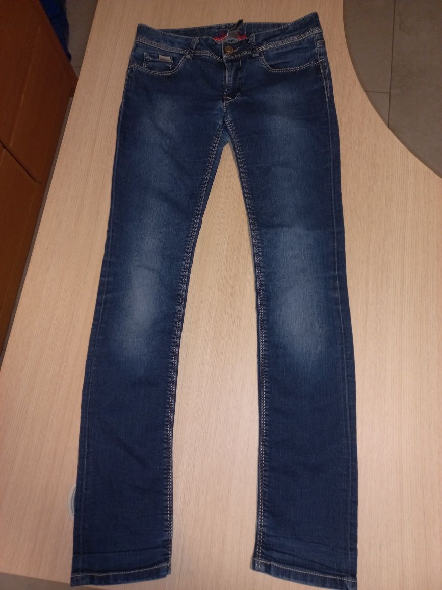 Zara jeansy rurki 164cm.