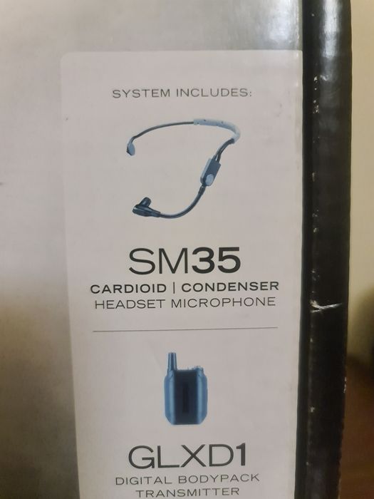 Microfone Headset wireless shure SM 35