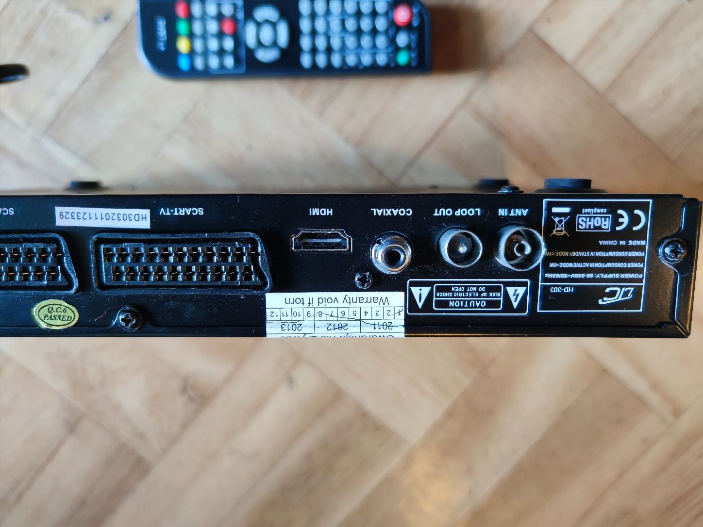 Dekoder tuner DVB-T LTC HD-303 z pilotem