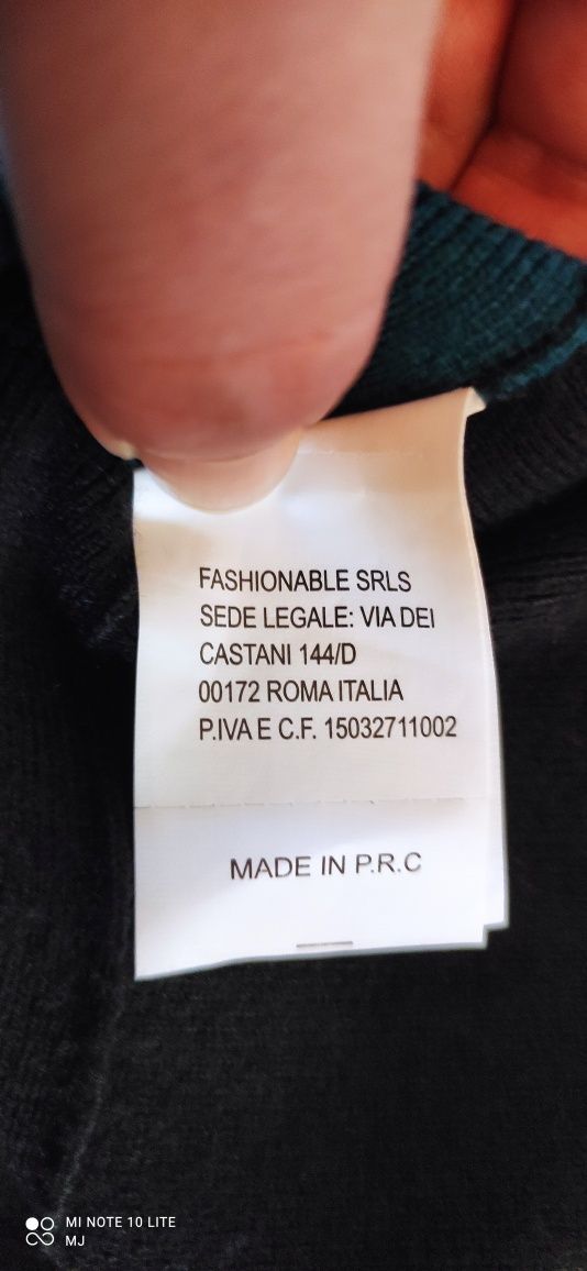 Narzutka ponczo z golfem