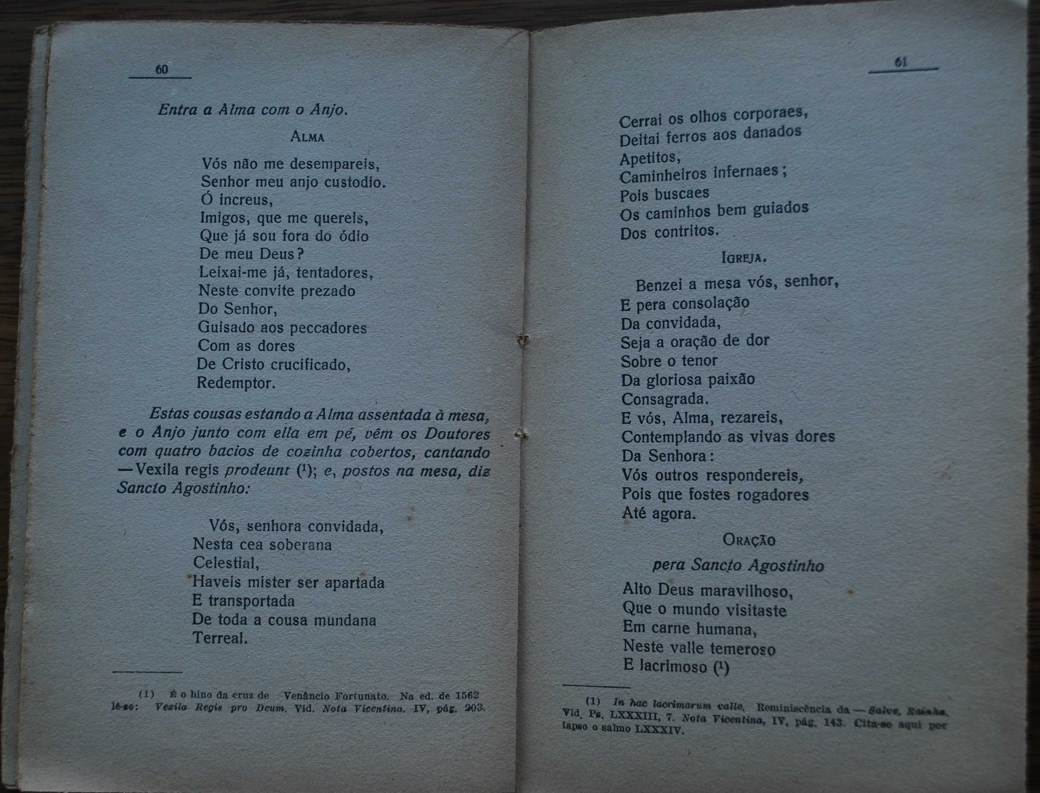 Auto da Alma de Gil Vicente (Ano Edição: 1954)