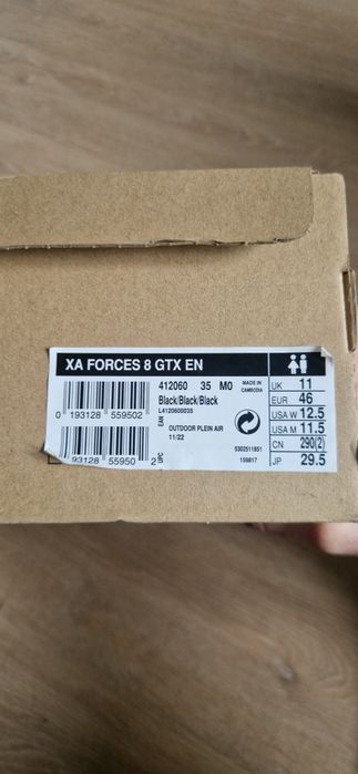 Берци XA Forces GTX 46 розмір