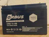 Гелевий акумулятор ORBUS 12V 100Ah GEL для безперебійного живлення