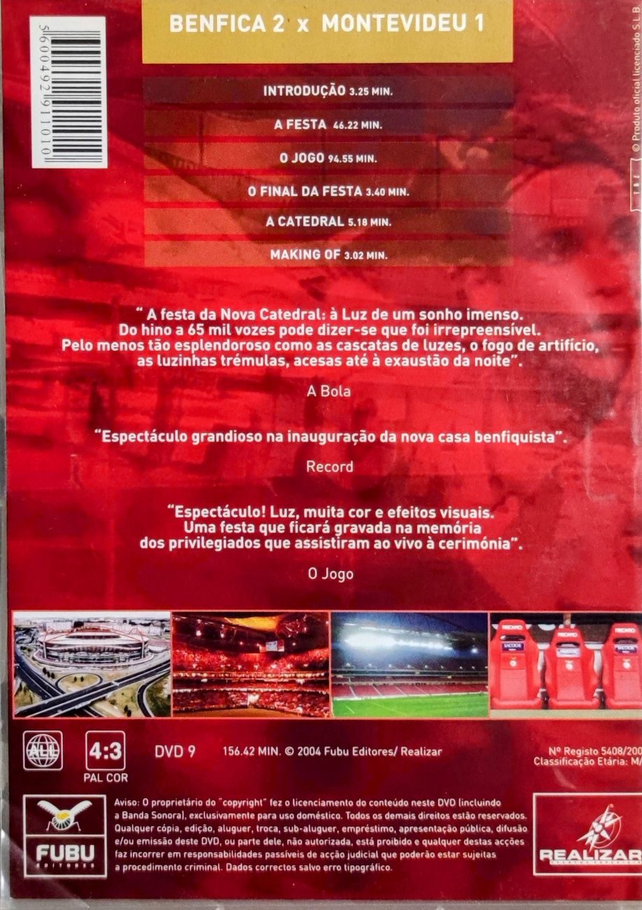 Lote de 3 DVD - BENFICA ( ler anuncio)