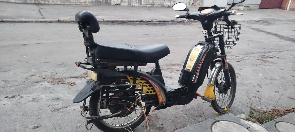 Электро велосипедед заря силач