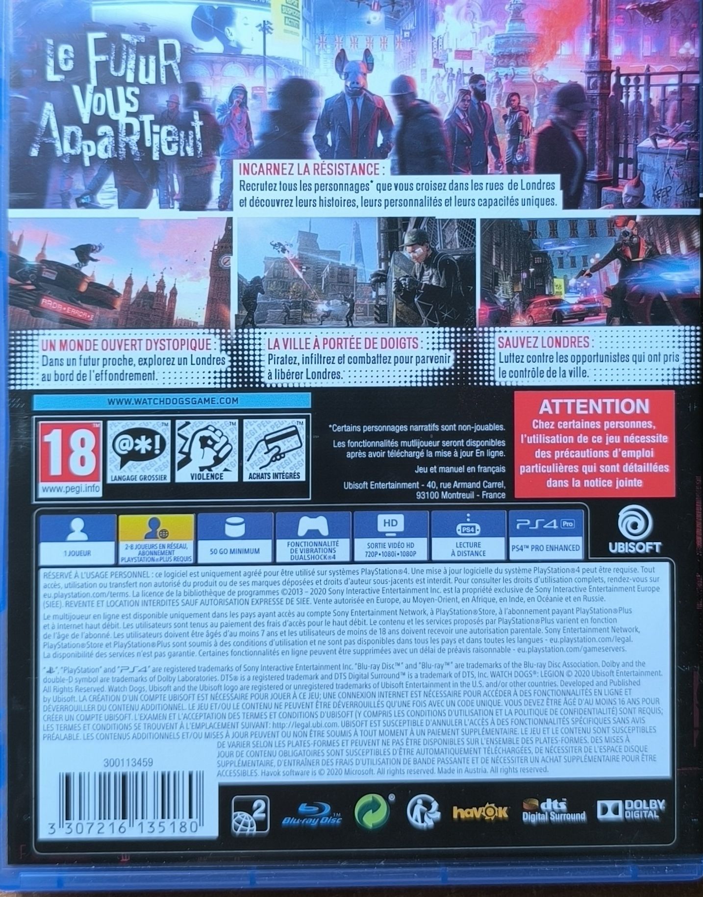 ,,Watch Dogs legion'' na Ps4